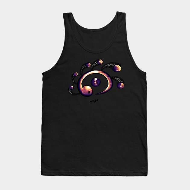 ZenYami: Celestial Orbit Tank Top by ZenYamiDesign